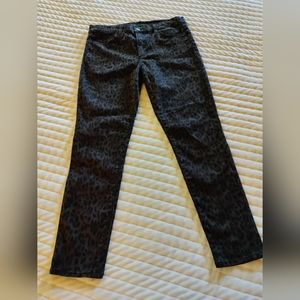 Joe's ICON skinny ankle animal print